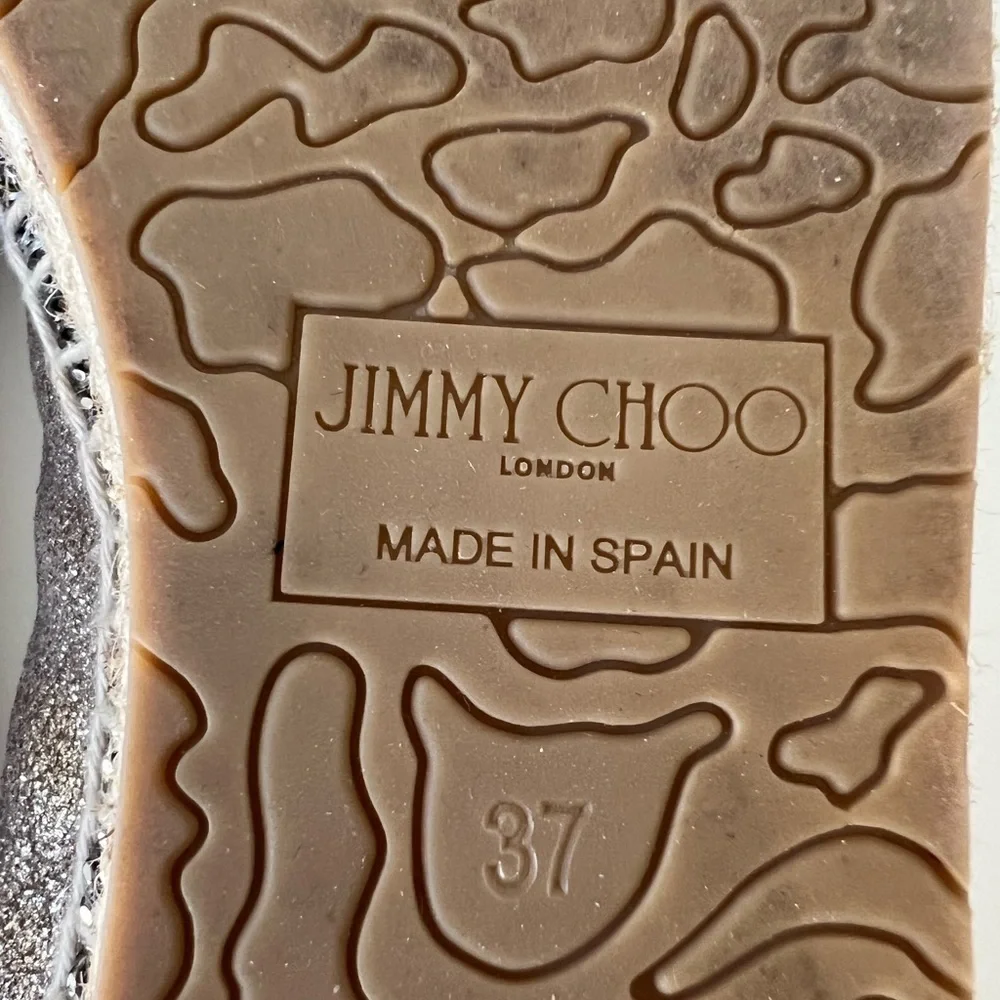 Jimmy Choo. Flat Espadrilles. Excellent Condition